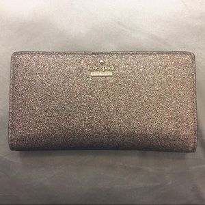 Kate Spade Rose Gold Glitter Wallet 💖
